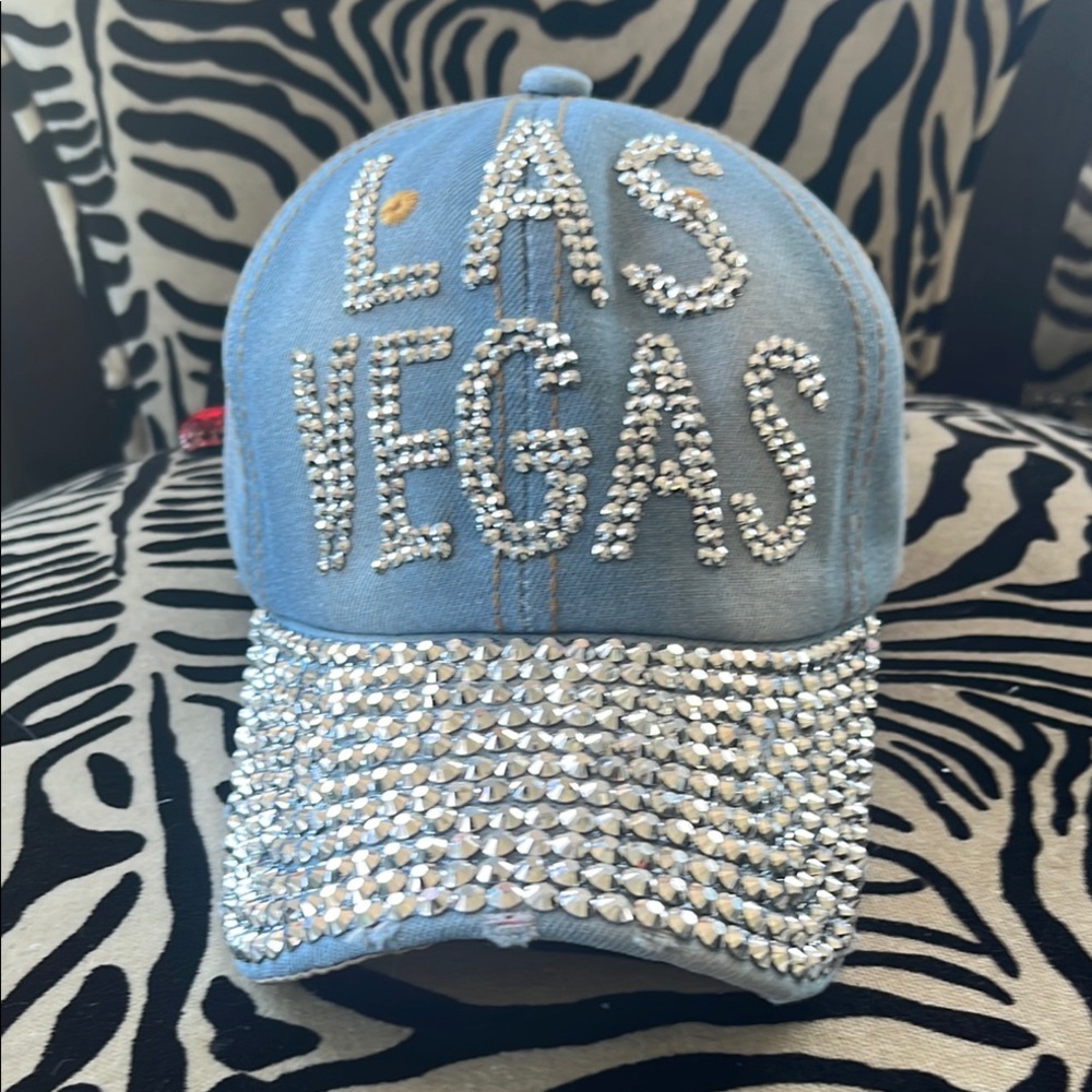 Sparkling Las Vegas Denim Hat